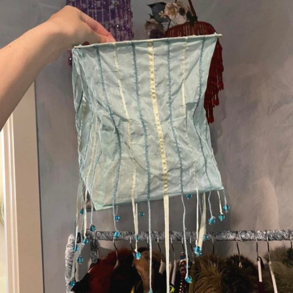 Vintage 90s y2k hanging lampshade made in france